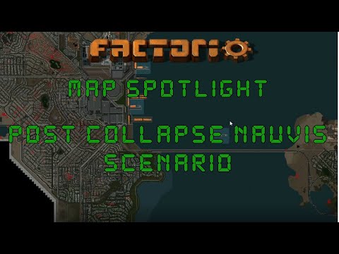 Factorio Map Spotlight - Post Collapse Nauvis Scenario