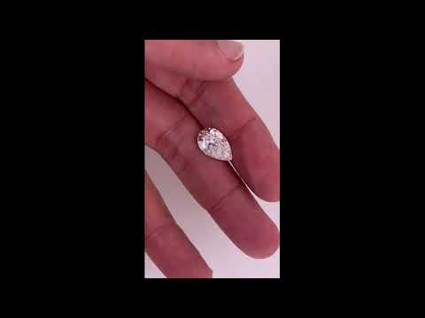 Pear Cut Diamond Stone from TriJewels