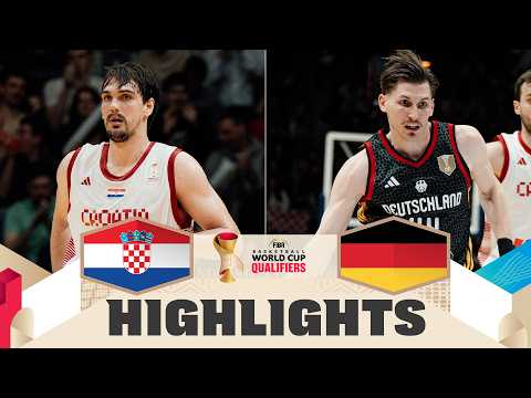 Croatia 🇭🇷 v Germany 🇩🇪 | Highlights | FIBA Basketball World Cup 2027 European Qualifiers