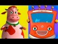 The Wheels On The Bus Go Round And Round Song 3D Animation Kids Songs Videogyan