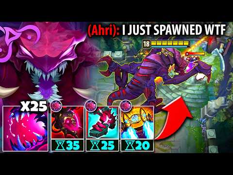 I BROKE THE STACK RECORD ON CHO'GATH! I ATE THEM IN THEIR BASE FOUNTAIN!