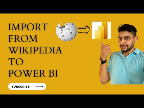 Import Data from Wikipedia to Power BI - English