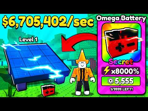 Neustart als Anfänger mit der BESTEN EINHEIT in meiner Solarfarm! (Roblox)