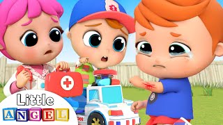 Doctor is Here to Help | Boo Boo Song | Little Angel Kids Songs &amp;Nursery Rhymes