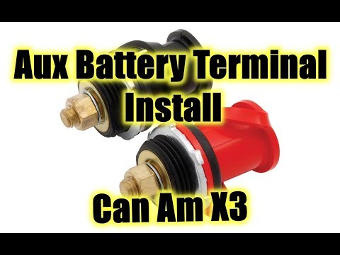 Installing External Battery Terminals on the X3