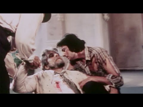 Sanjay Dutt, Dilip Kumar, Shammi Kapoor, Amrish Puri - Vidhaata Movie Climax Scene