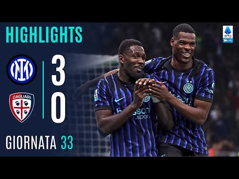 Video highlights della Inter vs Cagliari (3 a 0) - Giornata 33 - Fantacalcio e fantamedie