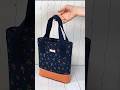 Easy To Make Daily Tote Bag Tutorial Shortsvideo Shorts Sewingtutorial