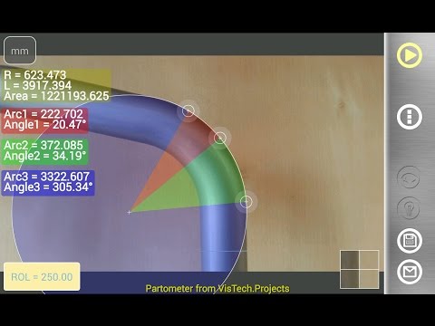 Partometer - camera measure Video