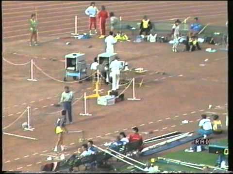 Sara Simeoni 1987.07.30 Campionati Italiani di Atletica Roma Stadio Olimpico 3° Gior intervista 1