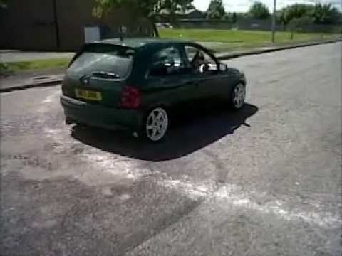 Vauxhall Corsa Redtop - Burnout & Flyby