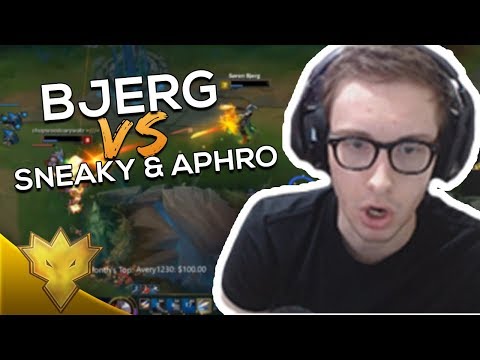 Bjergsen VS. Sneaky & Aphromoo - FEED AND CHILL - LoL Season 8 Funny Stream Moments & Highlights