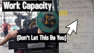 Is Your Work Capacity Holding You Back?