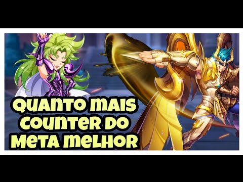 Use Shion Sapuri p/ Counterar Build Shura de Armadura Divina - Saint Seiya Awakening