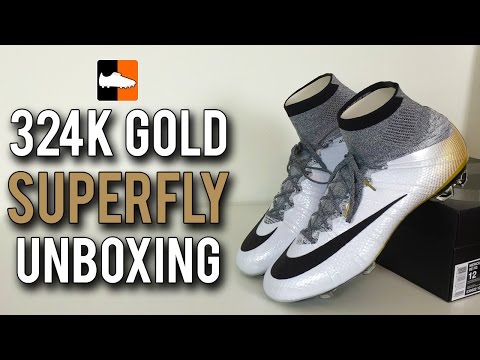Nike CR7 324k Gold Mercurial Superfly Unboxing - LE Cristiano Ronaldo Football Boots