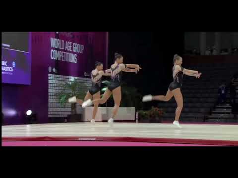17th Aerobic Gymnastics World Championships Final  - Trio France 🇫🇷