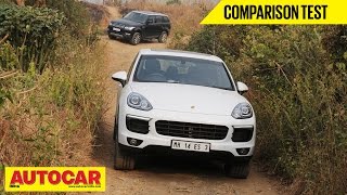 Porsche Cayenne VS Range Rover Sport | Comparison Test | Autocar India