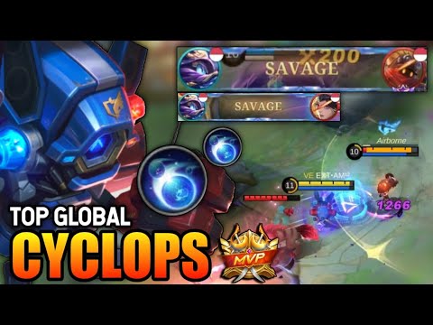 2x SAVAGE! CYCLOPS BEST BUILD 2023 | TOP GLOBAL CYCLOPS GAMEPLAY | MOBILE LEGENDS ✓