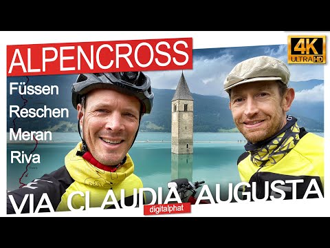 EBIKE MTB ALPENCROSS ZUM GARDSASEE VIA CLAUDIA AUGUSTA