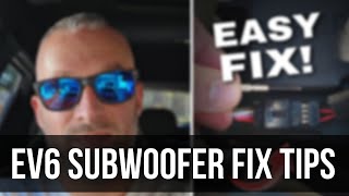 Kia EV6 Subwoofer Out-of-Phase Wiring Fix: IMPORTANT TIPS