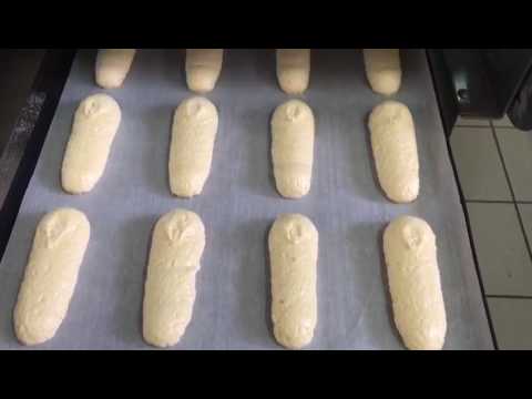 MIMAC ITALIA - Ladyfingers made with Suprema dropping machine