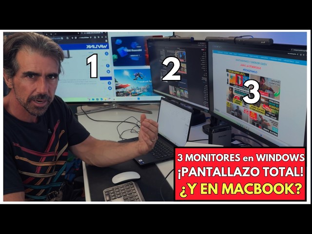 Vídeo relacionado con WAVLINK Estación de Carga USB C para 3 monitores, Docking Station con Dual HDMI, DP, 100 W PD, USB3.0 y 2.0, RJ45, SD/TF, Audio/Micrófono, Compatible Solo con Windows Computer