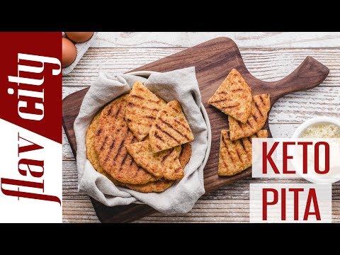Low Carb Pita Bread Recipe - Keto & Gluten Free