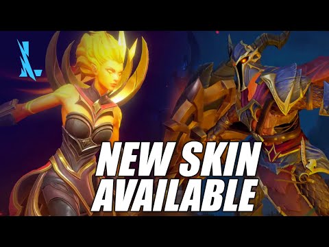 Wild Rift - Infernal Diana & Dragonslayer Pantheon Skin Spotlight