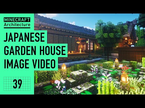 [Minecraft] A real architect's building base in Minecraft tutorial / Japanese garden house #39