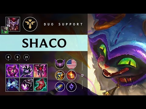 Shaco Support vs Rakan - NA Master Patch 25.24