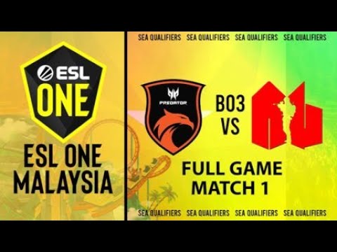 Full Game :  TNC Predator vs Army Geniuses | Match 1 | ESL Malaysia 2022
