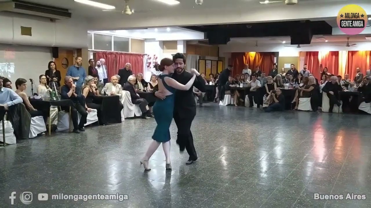 Alejandro Beron y Kelly Lettieri  - Milonga Gente Amiga -  2022 (2 de 3)