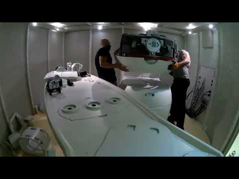 Монтаж магнитно-резонансного томографа Esaote S-Scan Монтаж магнитно-резонансного томографа Esaote S-Scan