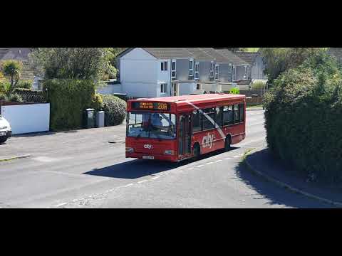 Plymouth City Bus MPD (255) LX05 EYW working the 20A Service 20-09-19 (HD)