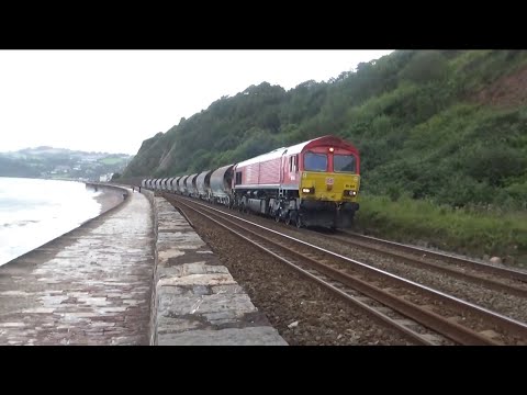 Freight Trains @ Dawlish + Teignmouth 02/08/17 + 03/08/17