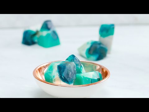 Gemstone soap