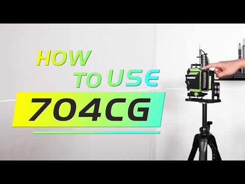 How To Use Huepar Self-leveling Laser Level With Integrated Magnetic Bracket 704CG