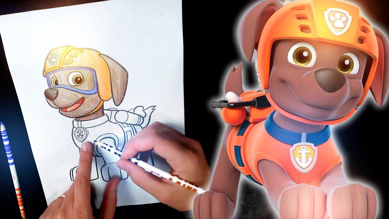 PINTANDO ZUMA DA PATRULHA CANINA