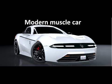 I built modern muscle car #2  (Automation:The Car Company Tycoon Game)
