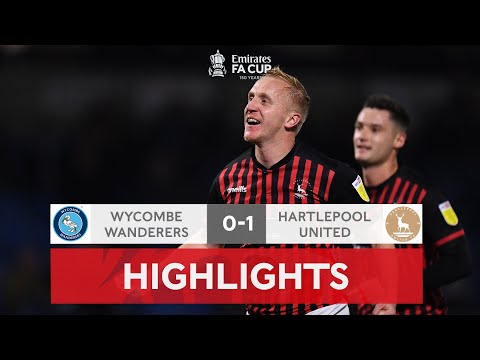 Cullen Goal Sends Pools Through | Wycombe Wanderers 0-1 Hartlepool United | Emirates FA Cup 2021-22