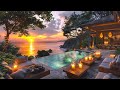 🌴 Tropical Beach Ambience in Thailand | Tranquil Resort with Oversea View & Soothing Wave Sounds