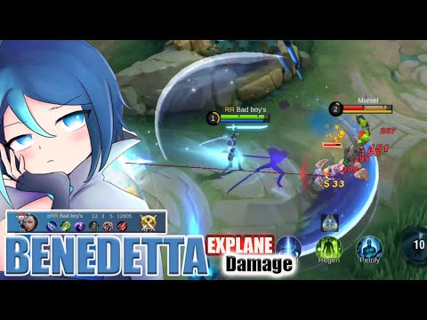 Benedetta Explane Gameplay | Benedetta's Painful Build 2023 Explane | MLBB