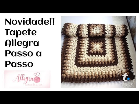 Tapete Retangular ponto relevo  - TAPETE ALLEGRA