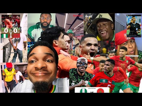 Ghana Referee Under Fire! Nigerians React After Morocco Knock Out Nigeria 🔥🇳🇬🇲🇦