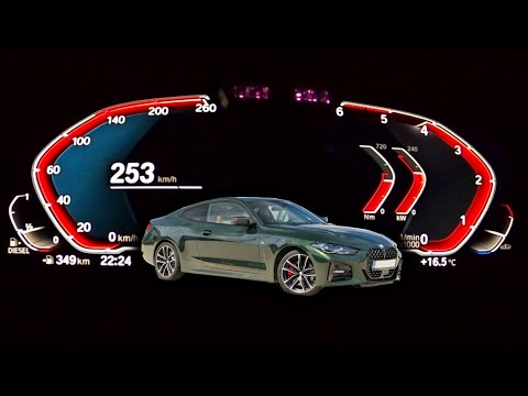 2021 BMW 430d xDrive | acceleration + top speed