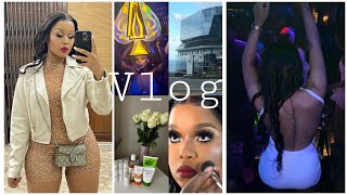 Vlog: hair & makeup appointment + skin products + club hosting…it’s been a while