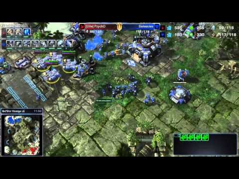 Psycho vs Sietesoles - PvT - Belshir Vestige LE - Starcraft 2 Heart of the Swarm