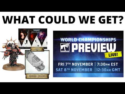 What's Coming in the BIG 40K Reveal Show Next Week?  Teasers, Hopes, Predictions and Speculation!