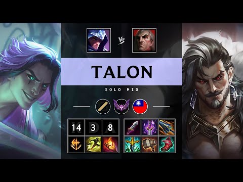 Talon Mid vs Swain - TW Master Patch 25.08