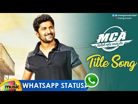 Best WhatsApp Status Video | MCA Title Video Song | MCA Movie Songs | Nani | Sai Pallavi | DSP